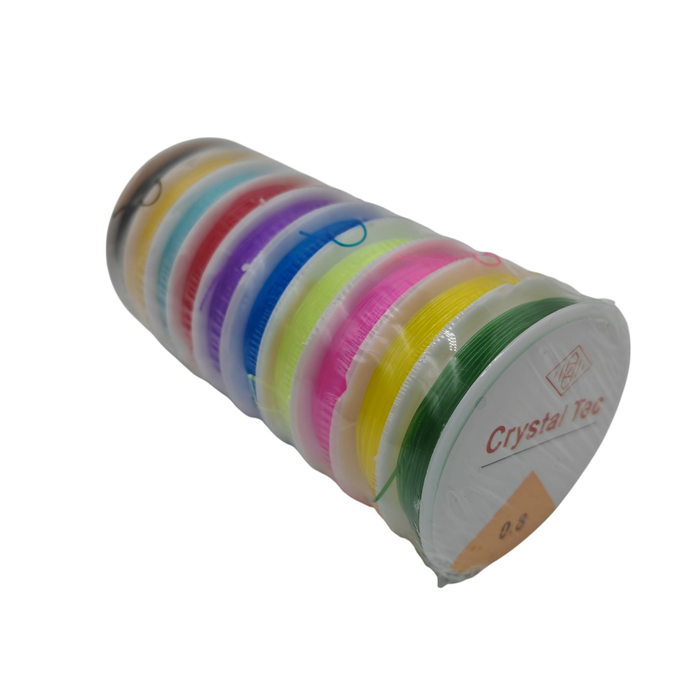 Set Gută Colorată pentru Mărgele – 10 Culori Asortate – Grosime 0.8 mm – Vânzare Engros [1]