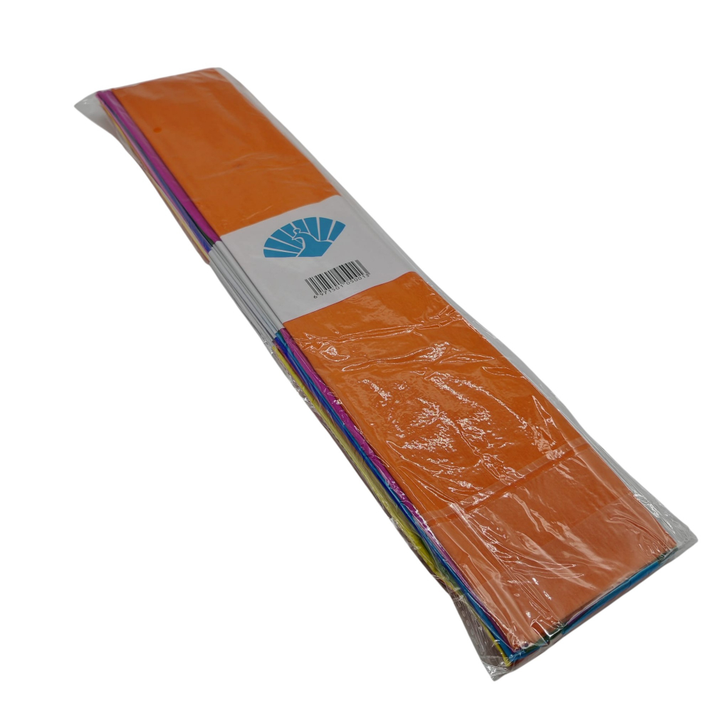 Set Hârtie Creponată – 1 Metru Lungime – 10 Culori Diferite – Ideal pentru Proiecte Creative [1]