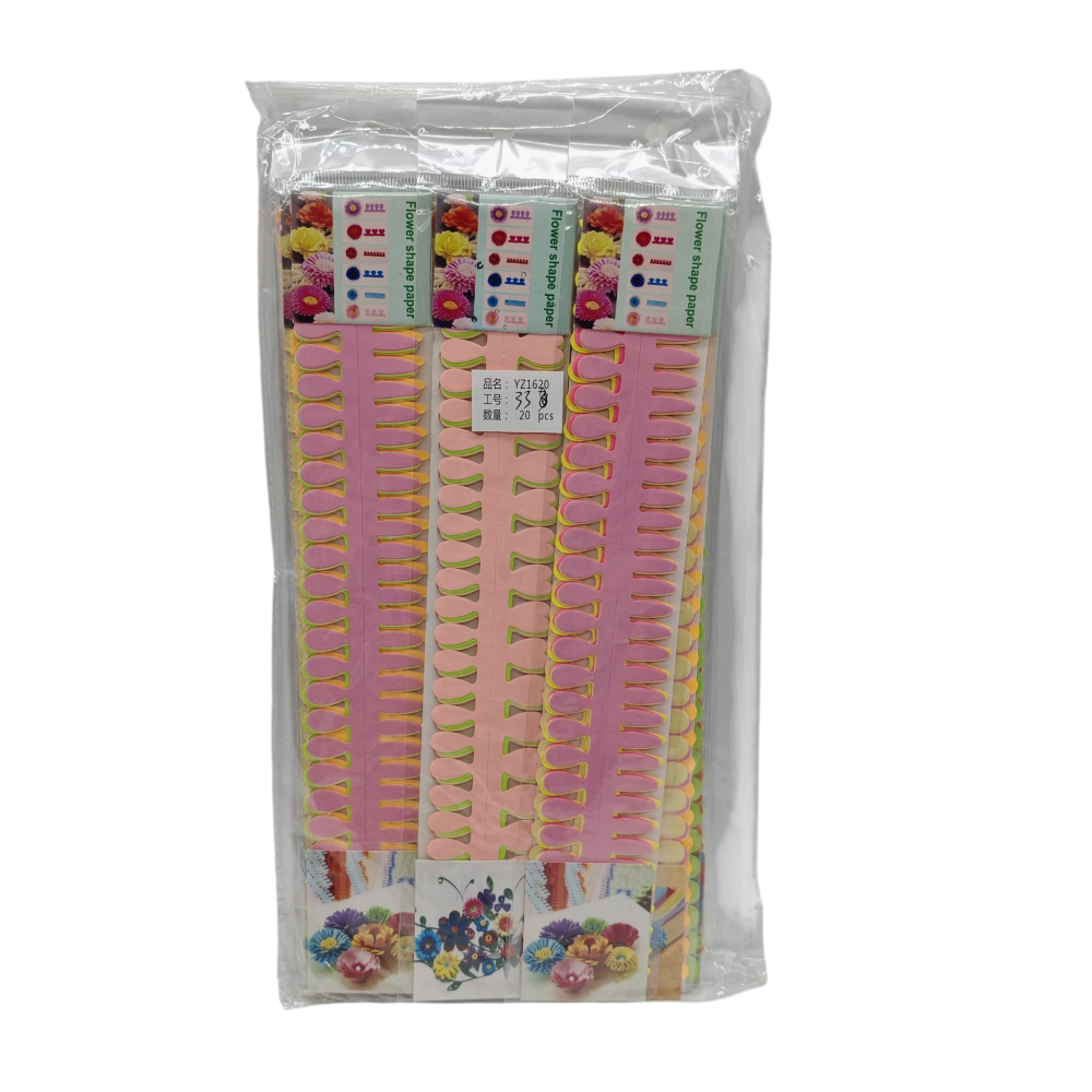 Set Hârtie Quilling – 20 Pachete/Set – Culori Diverse – Vânzare Angro [1]