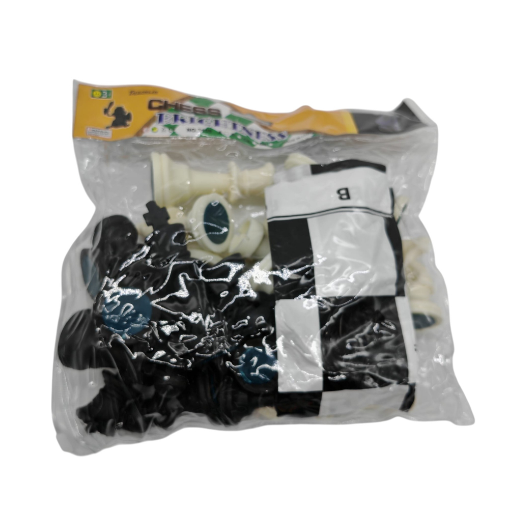 Set Joc Șah – Tablă din Pânză, Mărime Mare + Pungă Transparentă cu Zip – Vânzare Angro [2]