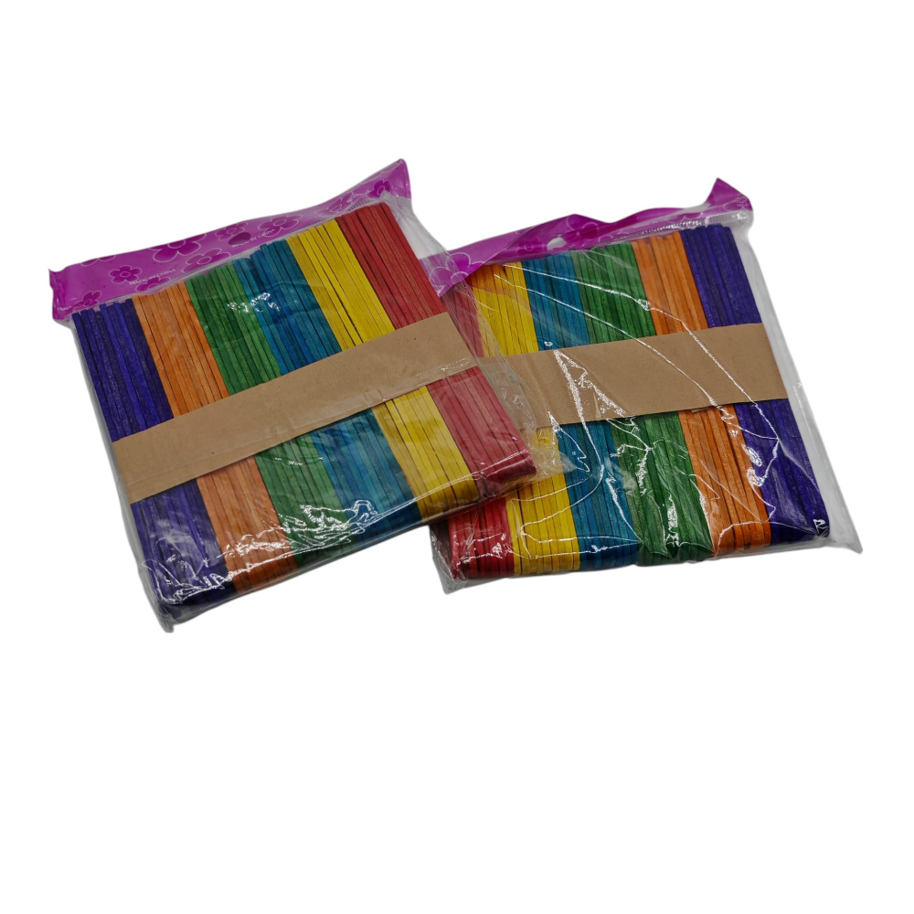 Set Palete Colorate din Lemn – 6 Culori Diferite – Vânzare Engros [1]