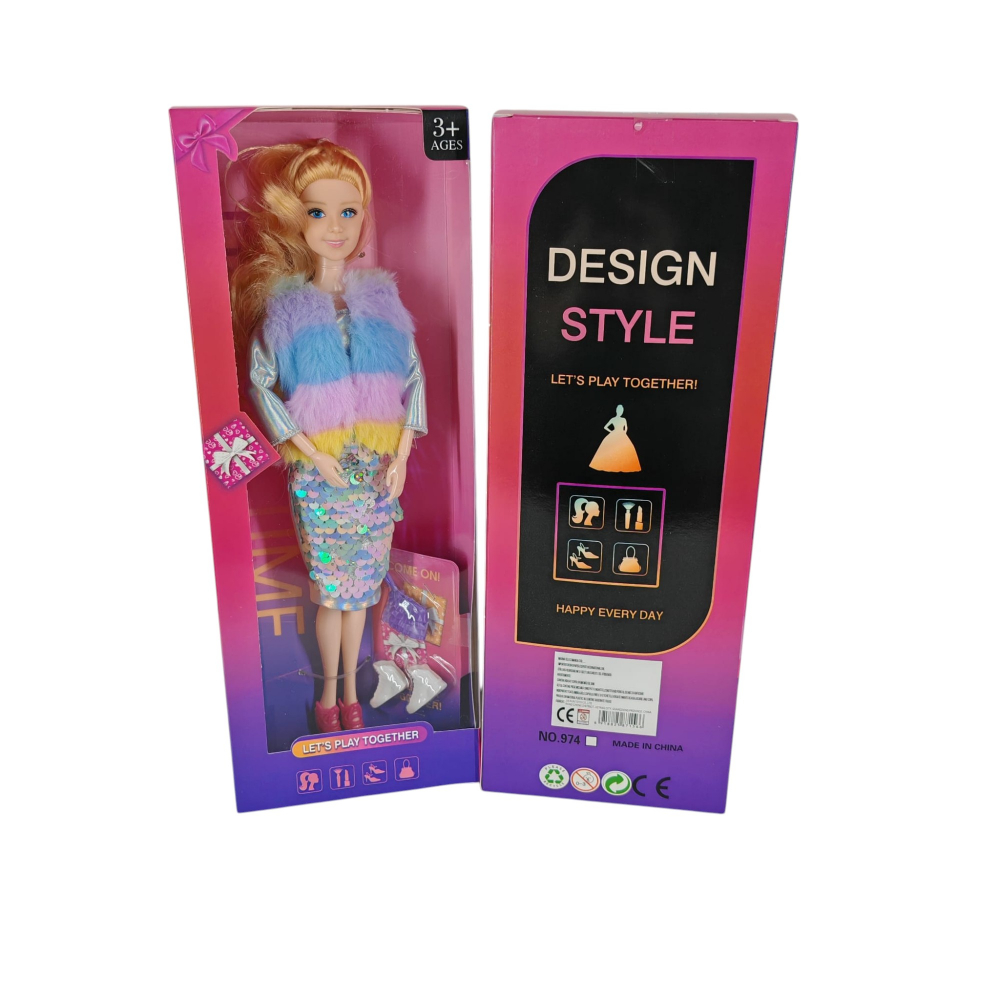 Set Păpușă cu Vestimentații Diferite și Accesorii – pentru Copii 3+ Ani – Vânzare Angro [2]