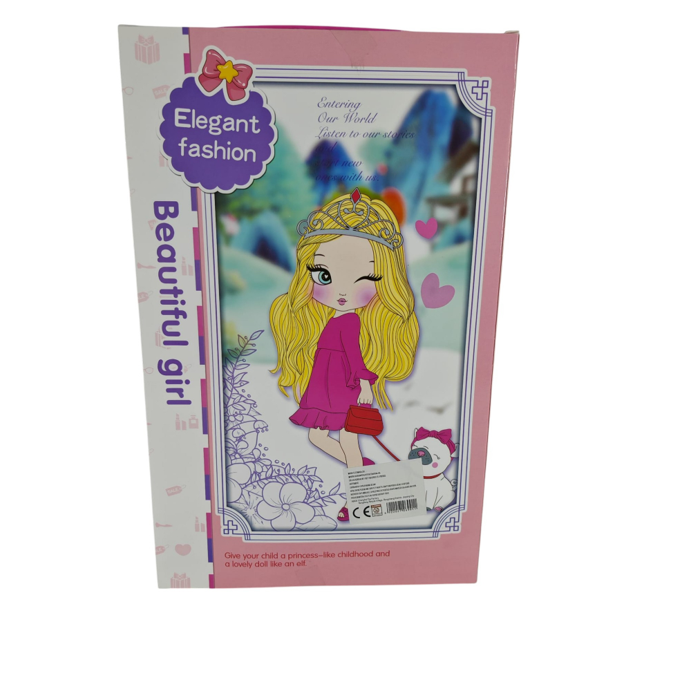 Set Păpușă Elegantă - 30 cm - pentru Copii 3+ Ani - Vânzare Angro [3]