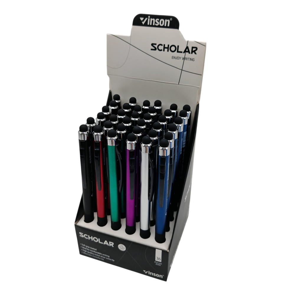 Set Pixuri Inson Scholar – Grip Coated – 6 Culori/Set – 36 Buc/Set – Vânzare Angro [1]