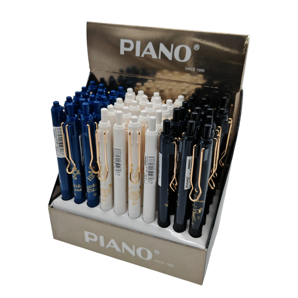 Set Pixuri Mecanice Piano – 50 Bucăți, 3 Culori Asortate (Negru, Albastru, Alb) – Vânzare Angro [3]