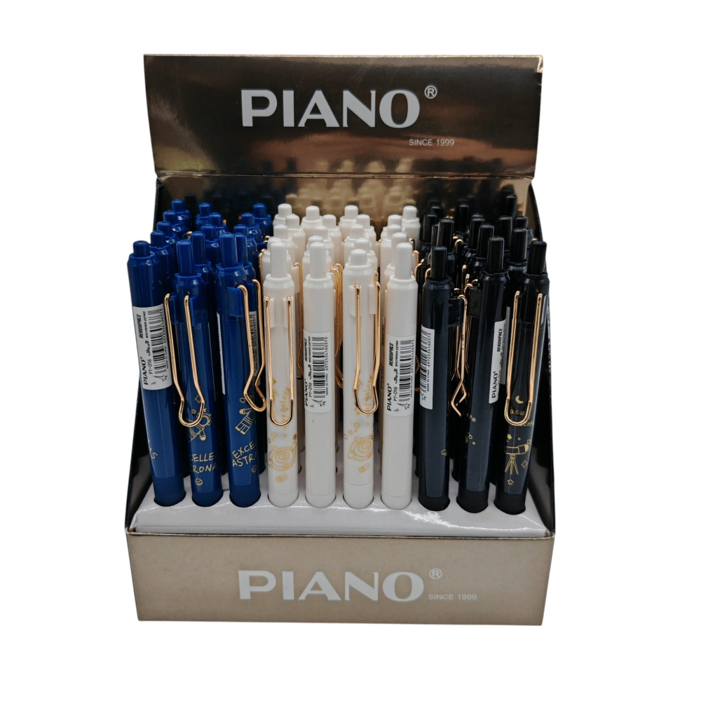 Set Pixuri Mecanice Piano – 50 Bucăți, 3 Culori Asortate (Negru, Albastru, Alb) – Vânzare Angro [1]