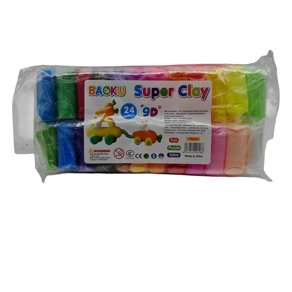 Set Plastilină Colorată Baoku – 24 Culori/Set – Vânzare Engros [3]