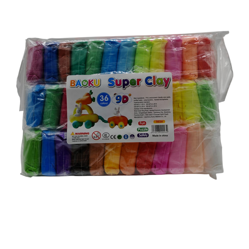 Set Plastilină Colorată Baoku – 36 Culori/Set – Vânzare Engros [3]