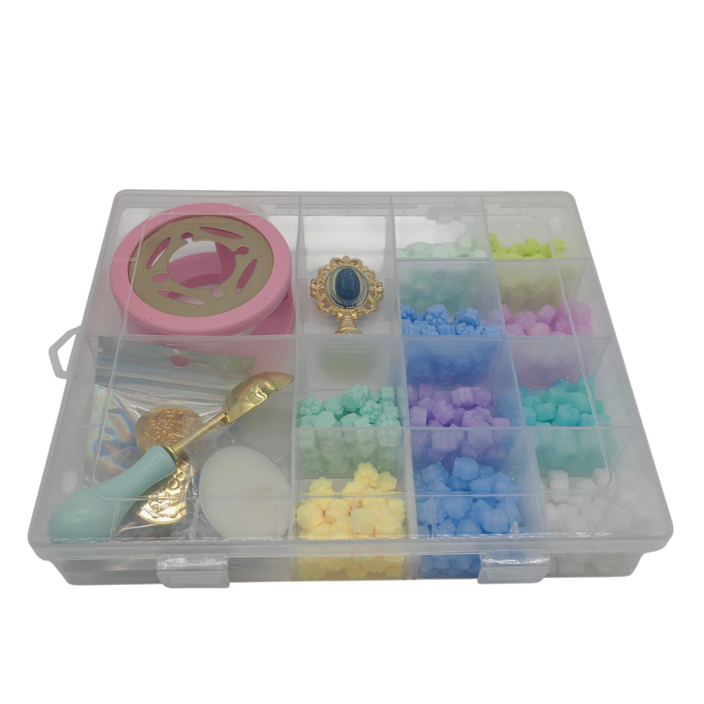 Set Sigiliu cu Ceară Colorată – Pastile + Ustensile pentru Topit – Vânzare Angro [2]