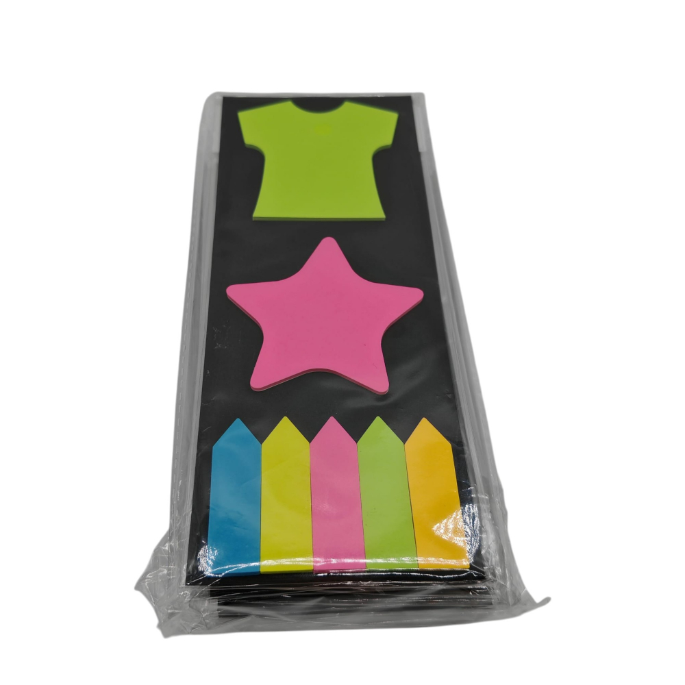 Set Stickere Notepad – 12 Bucăți/Set – Forme și Culori Diverse – Vânzare Angro [2]