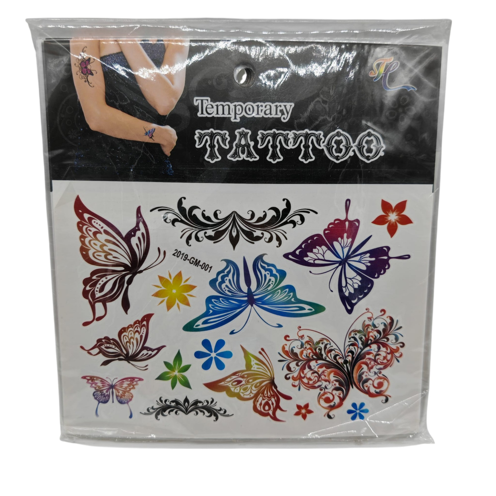 Set Tatuaje Temporare – Model cu Fluturi – 12 Bucăți/Set – Vânzare Angro [1]