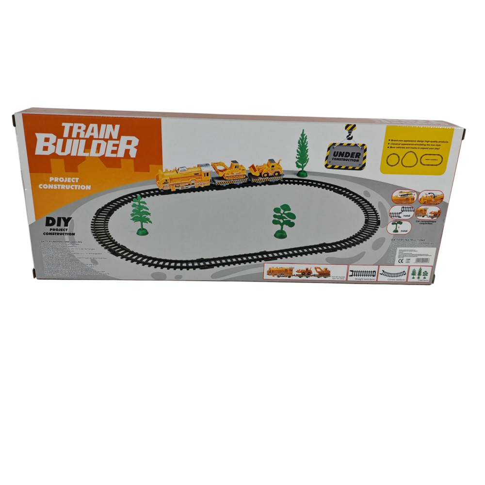 Set Trenuleț cu Șine și 2 Excavatoare – pentru Copii 3+ Ani – Vânzare Angro [2]