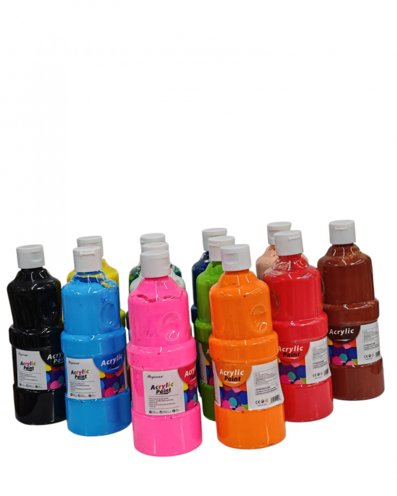 Vopsea Acrilică Verde Deschis – 500 ml (Vânzare en-gros) [2]