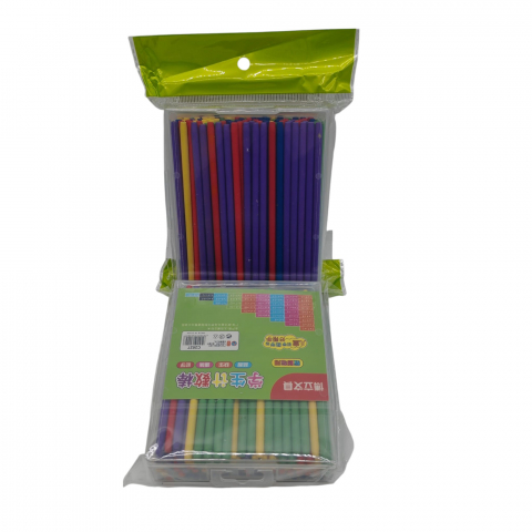 Bețe de Lemn Colorate pentru Activități Școlare – Ambalate în Cutie Transparentă – Vânzare Engros [3]