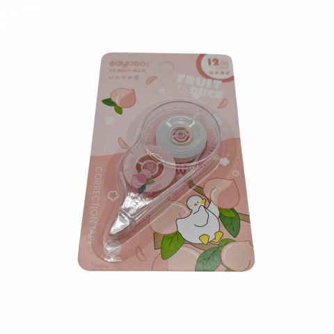 Articole pentru birou angro - Dispozitiv cu Bandă Corectoare Sayobo – 12 m x 5 mm – Vânzare Engros