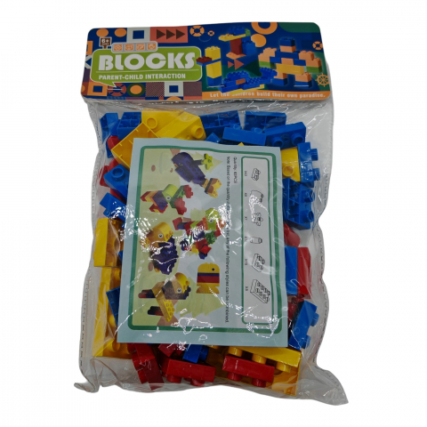 Jucarii constructii angro - Joc de Construit cu Cuburi de Plastic Blocks - Pentru Copii 6+ Ani - Vânzare Angro