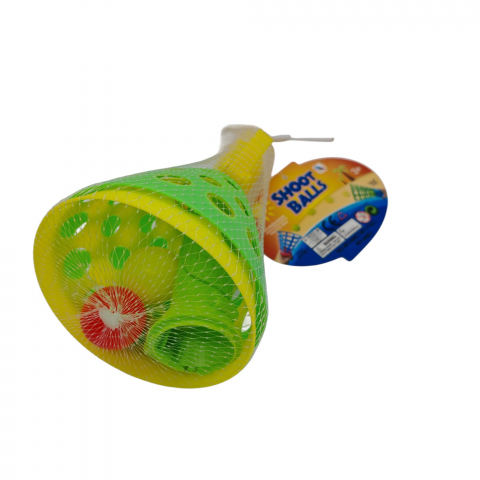 Jucarii in aer liber angro - Jucărie de Aruncat și Prins Mingea - Shoot Balls - 3+ Ani - Vânzare Engros