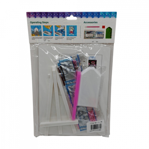 Kit Diamond Painting - Canvas 15x20 cm + Mărgele Cristal 5D + Set Unelte - Artă DIY [2]