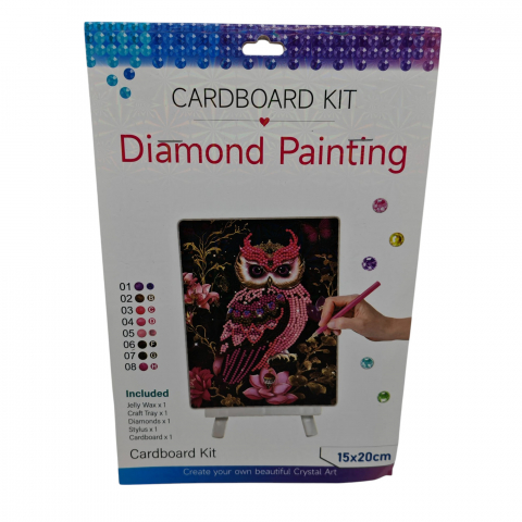 Kit Diamond Painting - Canvas 15x20 cm + Mărgele Cristal 5D + Set Unelte - Artă DIY [1]