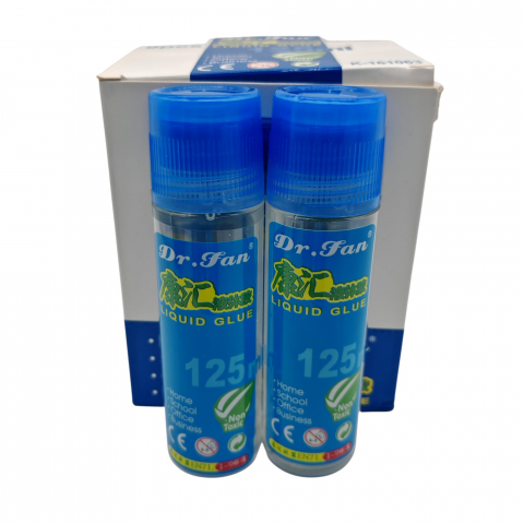 Articole pentru birou angro - Lipici Lichid Dr. Fan - 125 ml - Set 9 Bucăți - Vânzare Engros