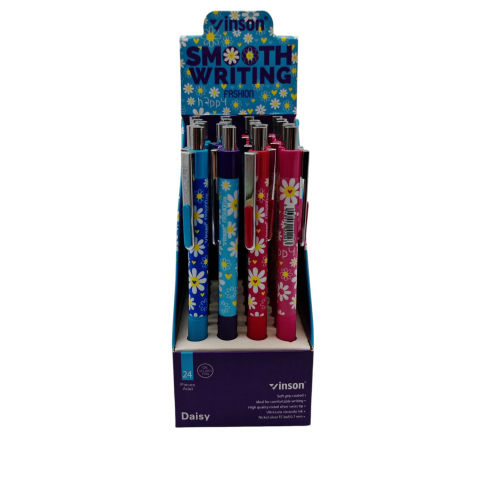 Pix Mecanic Inson Daisy cu Gel și Cauciuc Antiderapant – Set 24 Bucăți – Vânzare Engros [2]