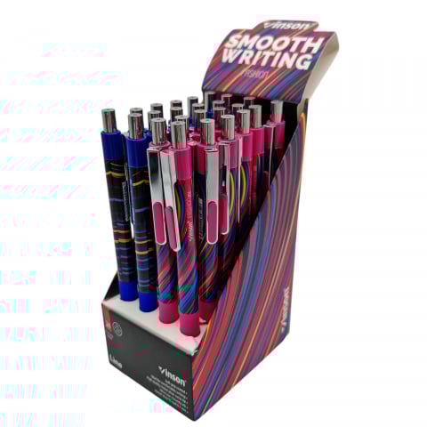 Papetarie, Birotica si Rechizite Angro - Pix Mecanic Inson Line cu Gel și Cauciuc Antiderapant – Set 24 Bucăți – Vânzare Engros