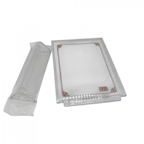 Portcard Plexiglas Mediu – Suport Transparent pentru Prețuri sau Meniu – Design Elegant și Vizibilitate Superioară – Vânzare Engros [1]
