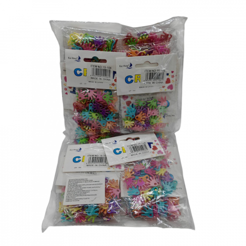 Papetarie, Birotica si Rechizite Angro - Set 12 Pungi cu Mânuțe Colorate – Accesorii pentru Craft și Proiecte DIY – Vânzare Engros