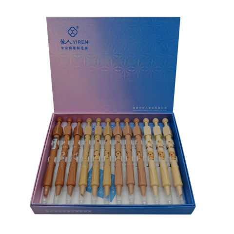 Set 12 Stilouri cu Cerneală Termică și Radieră Yiren – Cod 5086 – Imprimeu Capybara – Vânzare Engros [1]
