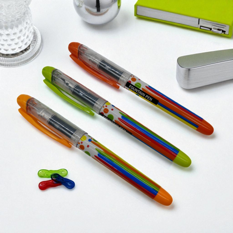 Set 24 Stilouri Igle cu Rezervă – Model 1001B – Cerneală Albastră, Vârf Subțire – Vânzare Engros [1]