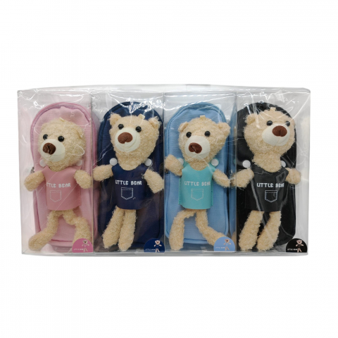 Set 4 Penare Școală cu Ursuleți Decorativi – Culori Asortate – Vânzare Engros [2]