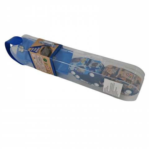 Set 6 Mașinuțe Militare Colorate în Penar de Plastic – Pentru Copii 3+ Ani – Vânzare Engros [1]