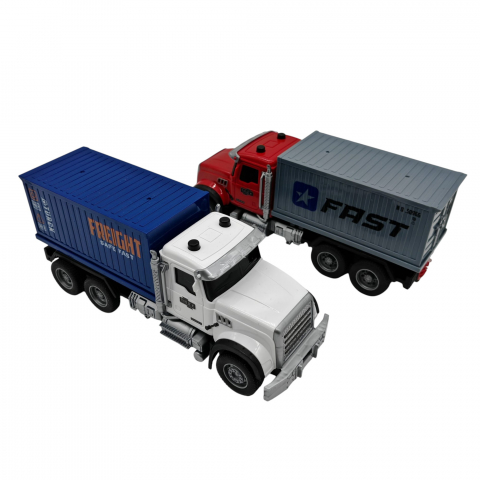 Set Camion Mecanic - 2 Modele (Alb și Roșu) - 6 Bucăți/Set - Vânzare Angro [1]