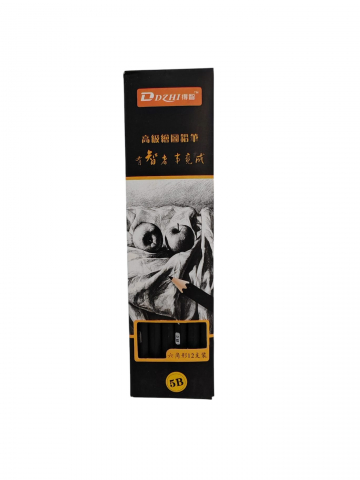 Instrumente de scris angro - Set Creioane Premium pentru Desen Dzhi – Mina 5B, 12 Bucăți – Vânzare Engros