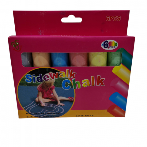 Set Cretă de Desen - Nontoxică, 6 Bucăți/Set, Culori Diferite - Vânzare Engros [2]