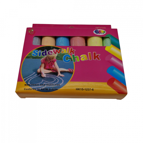 Jucarii Pentru Copii Angro - Set Cretă de Desen - Nontoxică, 6 Bucăți/Set, Culori Diferite - Vânzare Engros