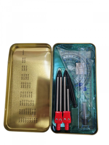Set Geometrie TianTian în Penar Metalic – 12 Bucăți/Set (Vânzare en-gros) [1]