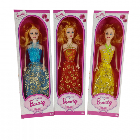 Jucarii Pentru Copii Angro - Set Păpuși Charm Beauty - cu Vestimentații Diferite - pentru Copii 3+ Ani - Vânzare Angro