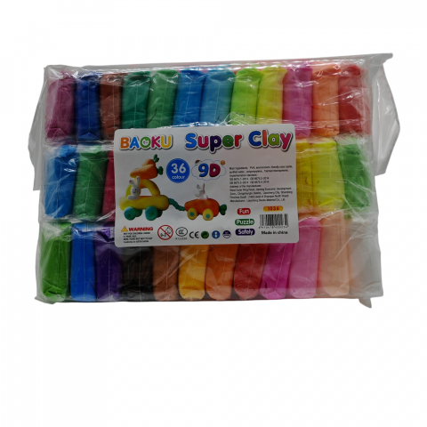 Set Plastilină Colorată Baoku – 36 Culori/Set – Vânzare Engros [2]