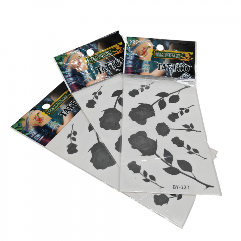 Jucarii fetite angro - Set Tatuaje Temporare cu Trandafiri – 30 Bucăți/Pachet – Vânzare Angro