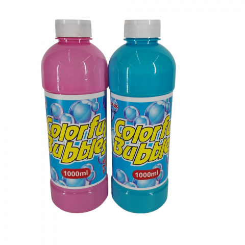 Jucarii fetite angro - Soluție de Făcut Baloane – 1000 ml – Roz și Bleu – pentru Copii 3+ Ani – Vânzare Angro