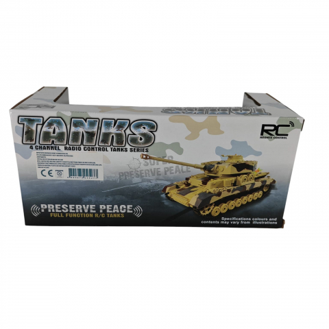 Tank cu Radiocomandă 27 MHz - Model pentru Copii 3+ Ani, cu Design Realist - Vânzare Engros [1]