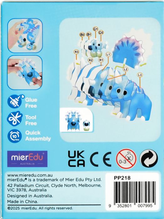 Abtibilduri 3D - Dinozauri - mierEdu - BazaRapid.ro [2]