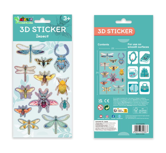 Abtibilduri 3D - Insecte, colectia Creatii Naturale - Avenir - BazaRapid.ro [5]
