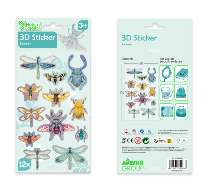 Abtibilduri 3D - Insecte, colectia Creatii Naturale - Avenir - BazaRapid.ro [4]