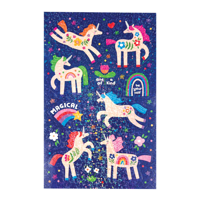 Abtibilduri holografice cu sclipici Stickiville Magical Unicorns - Ooly - BazaRapid.ro [3]