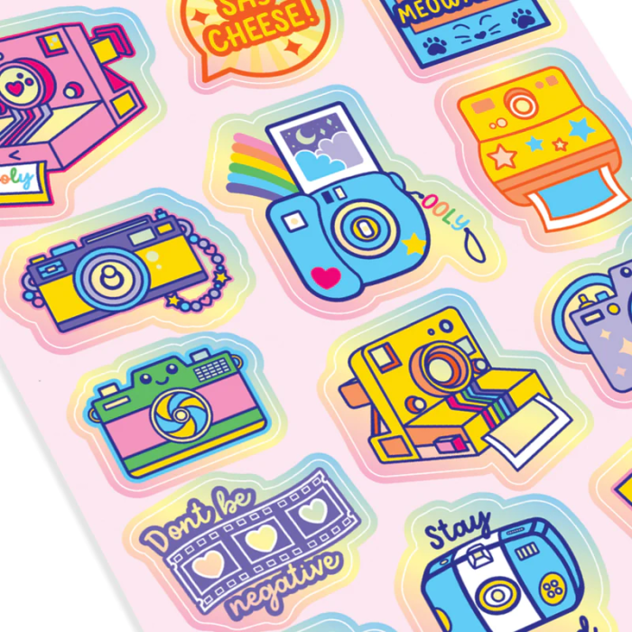 Abtibilduri holografice Stickiville Cute Cameras - Ooly - BazaRapid.ro [3]