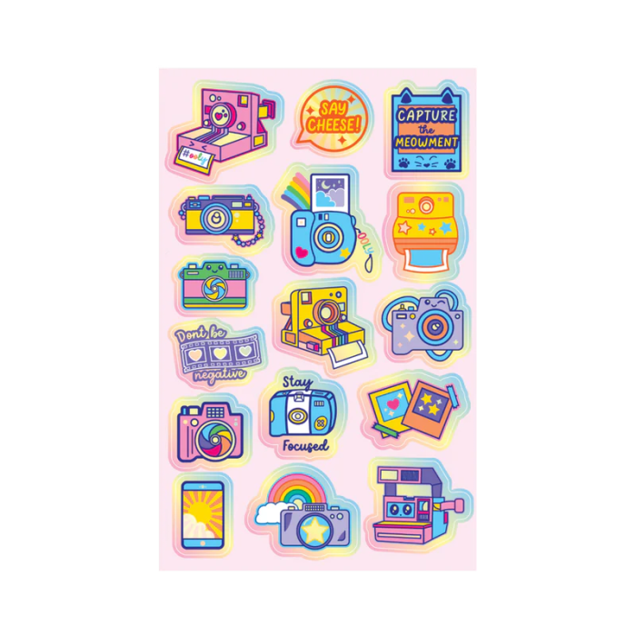Abtibilduri holografice Stickiville Cute Cameras - Ooly - BazaRapid.ro [2]