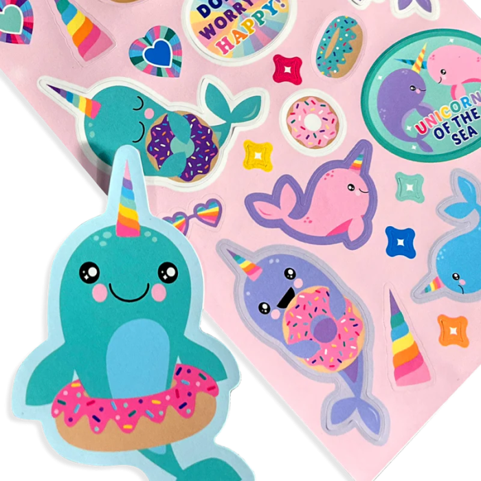 Abtibilduri parfumate - Stickiville Nom Nom Narwhals - Ooly - BazaRapid.ro [2]