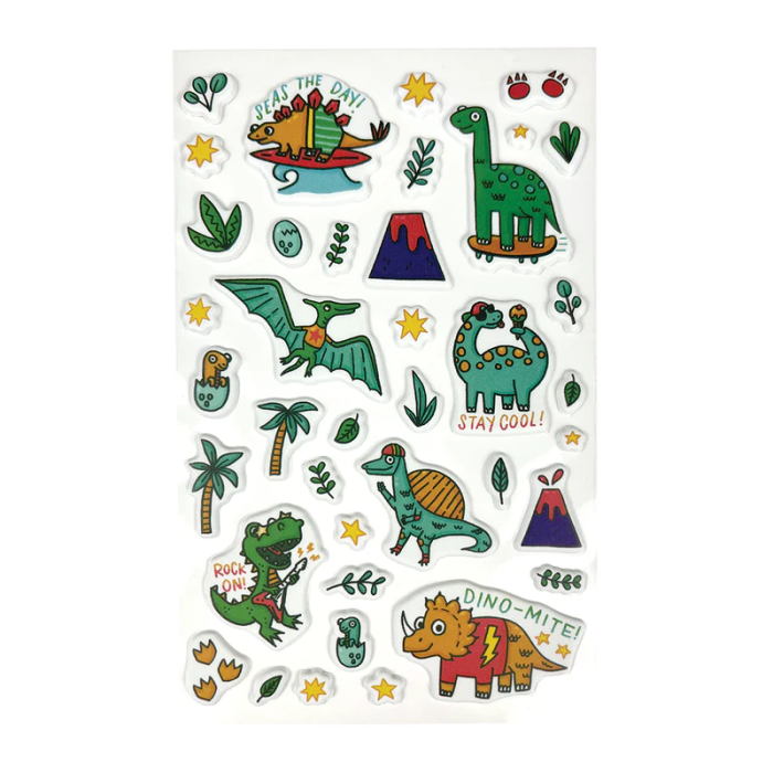 Abtibilduri pufoase Dinozauri Stickiville Dino-Mite! - Ooly - BazaRapid.ro [3]